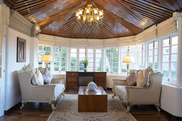 Sitteområde i lobbyen