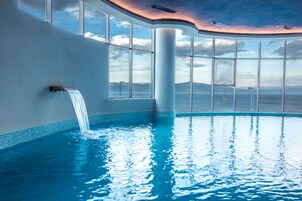 Indoor pool, seasonal outdoor pool