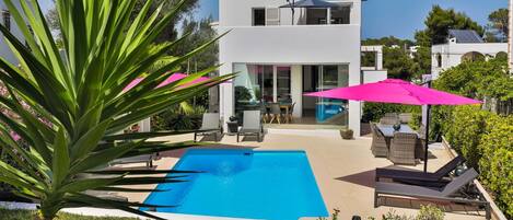 Udendørs pool, opvarmet pool