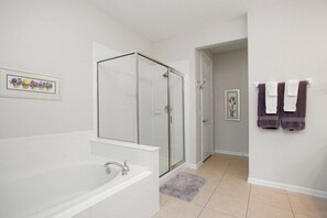 Condo | Bathroom | Hair dryer, towels
