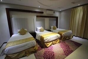 Blackout curtains, iron/ironing board, free WiFi