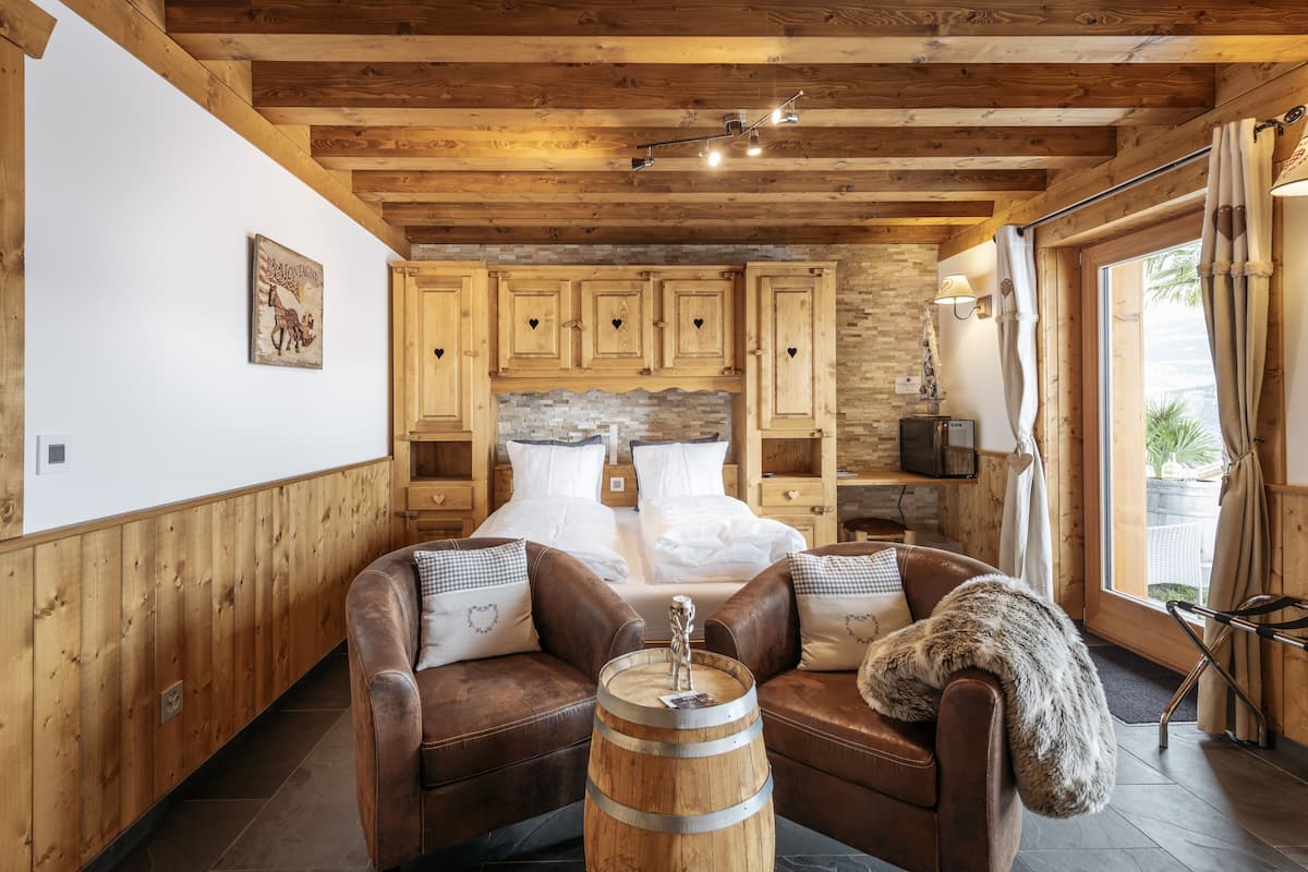 Habitación doble (La Grange) | Sábanas de algodón egipcio y ropa de cama de alta calidad