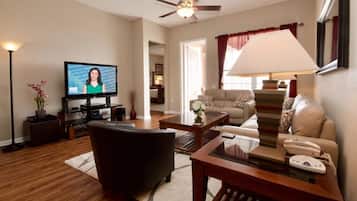 Condo | Living room | Flat-screen TV, DVD player
