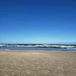 On the beach