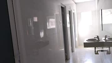 Regadera, amenidades de baño gratuitas, secadora de cabello, pantuflas
