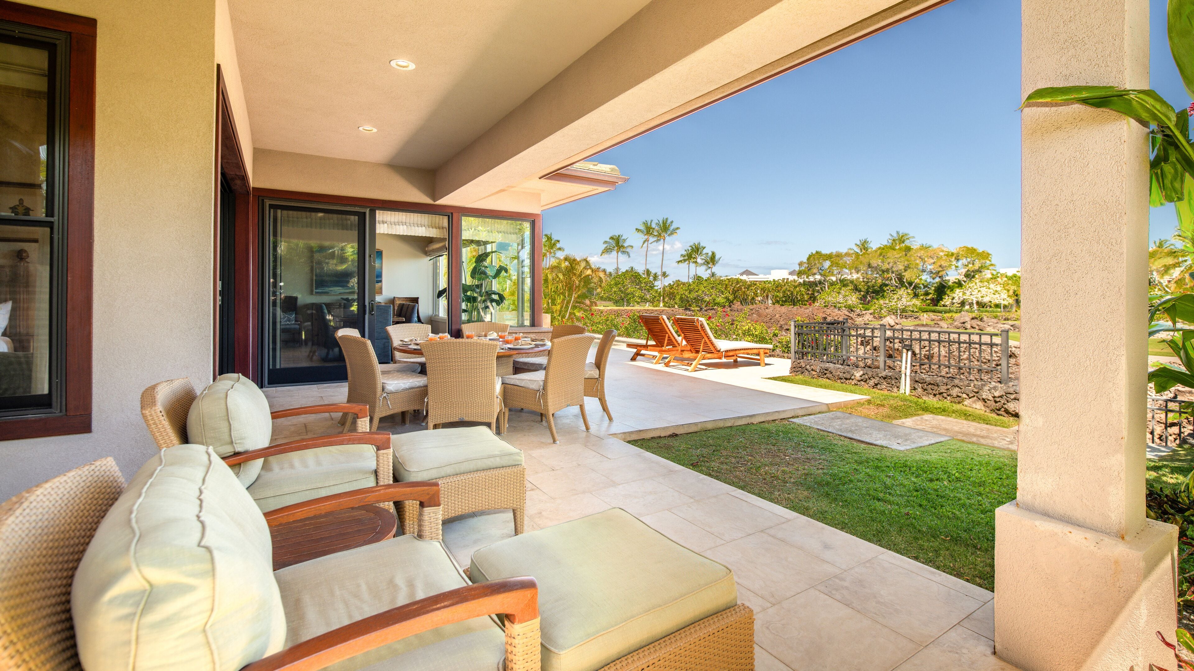 独立别墅, 4 间卧室 (MAUNA LANI ESTATES) | 露台