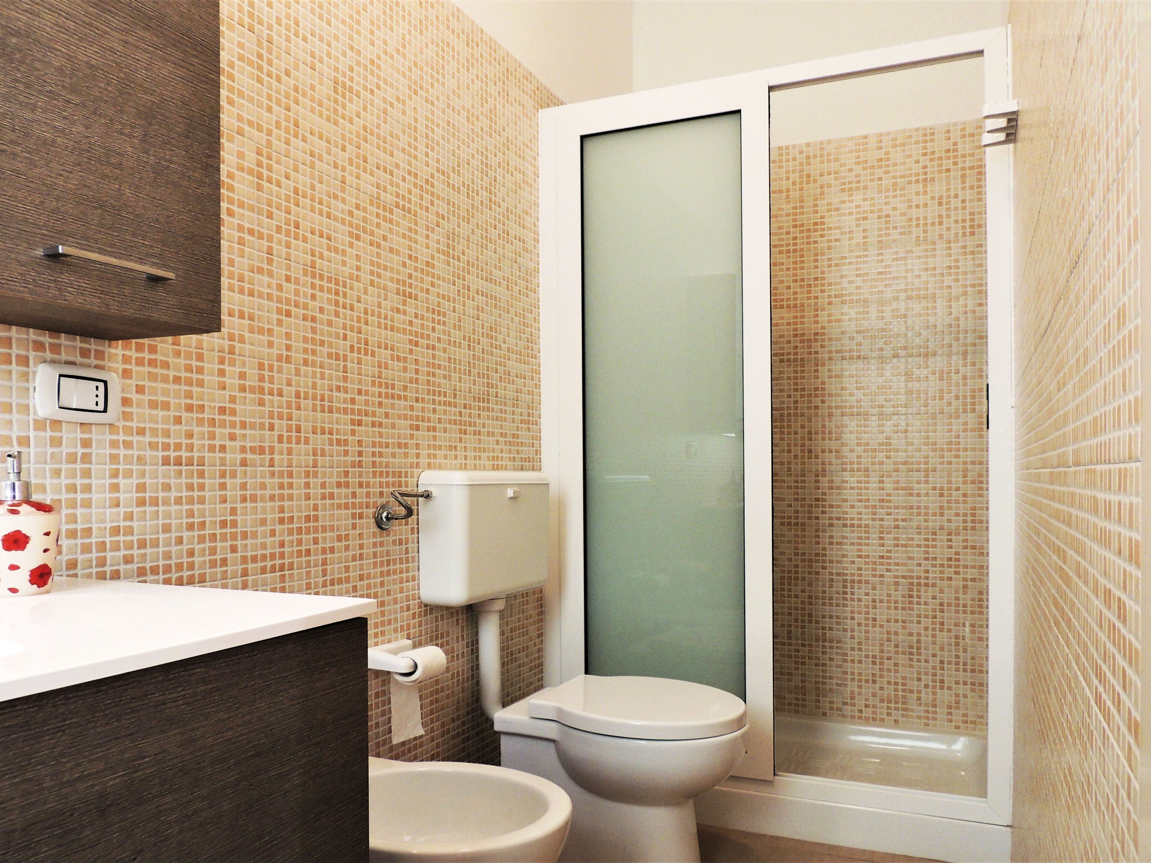 Shower, towels