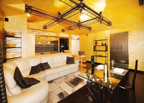 Apartment, 1 Schlafzimmer | Wohnbereich | Flachbildfernseher