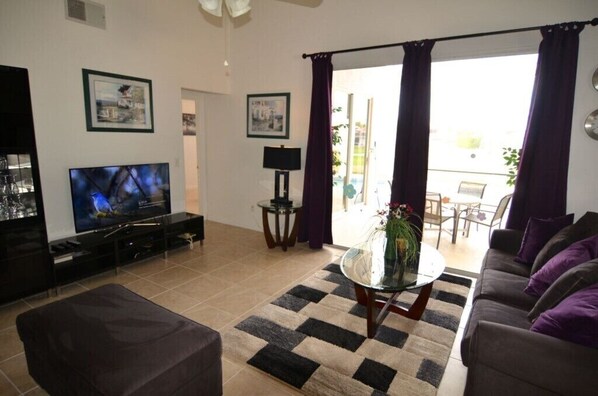 Villa | Living room | LED TV, DVD player, ping pong