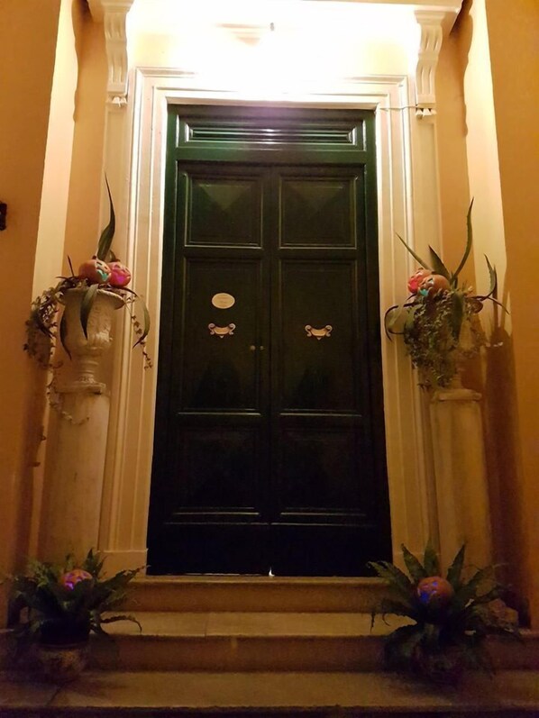 Entrada de l'allotjament