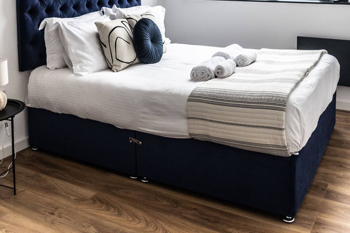 Apartamento elite | Camas com colchões de espuma com sistema de memória