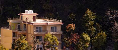 Façade de l’hébergement