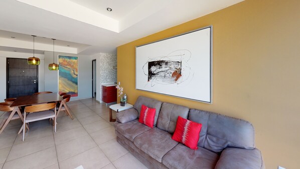 Living room - Comfortable and Trendy Apartment 2C (Guadalajara)