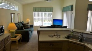 Villa | Private kitchen | Fridge, microwave, oven, dishwasher