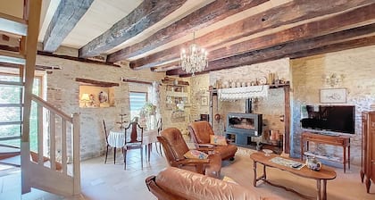 Belle maison de vacances privée pour 6 personnes avec TV et terrasse