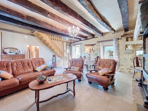 Belle maison de vacances privée pour 6 personnes avec TV et terrasse