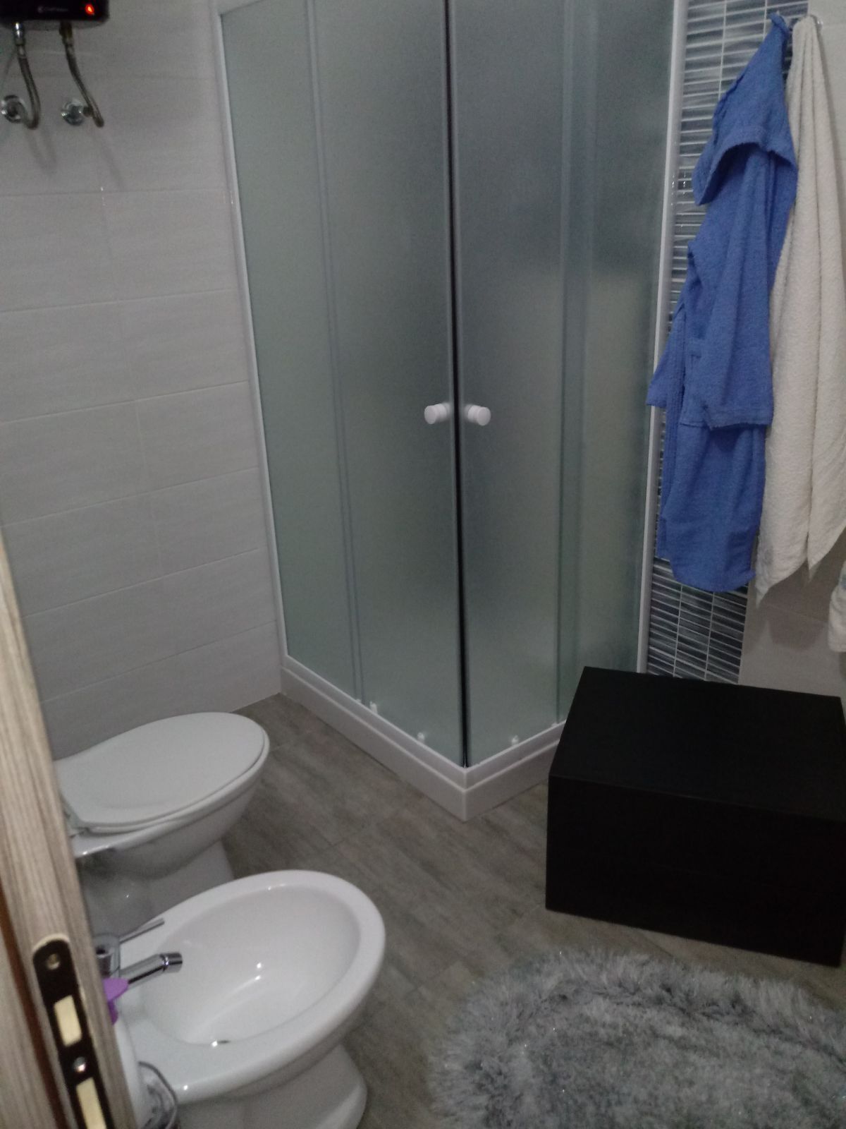 Hårtork, handdukar och toalettpapper