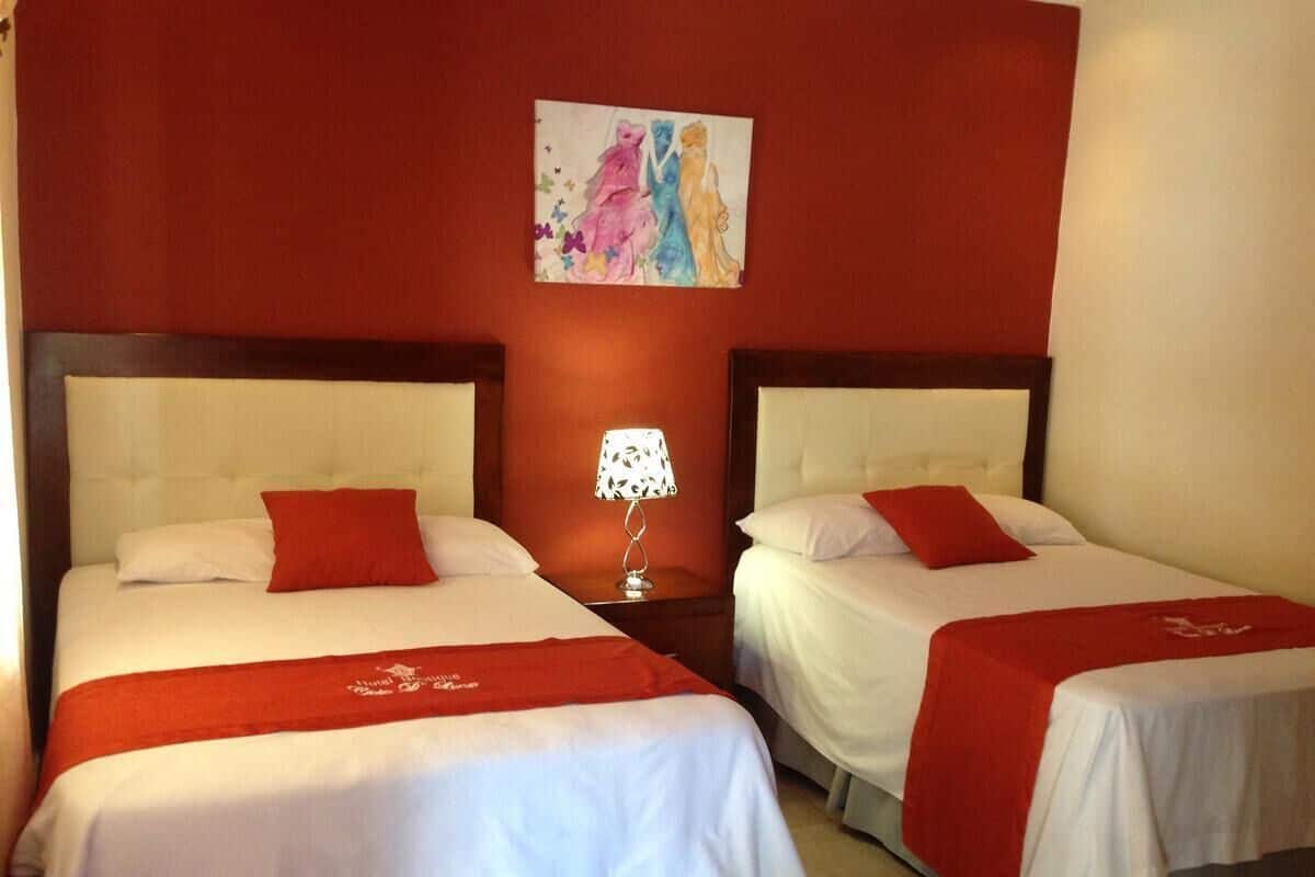 Deluxe tweepersoonskamer | 1 slaapkamer, een strijkplank/strijkijzer, gratis wifi, beddengoed