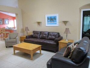 Villa | Living room | Flat-screen TV - 5 Miles to Disney Main Gate (Kissimmee)