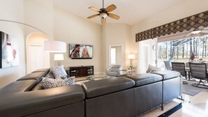Living room - SVV 076 - Villa Reserve 5 Bed Pool Home (Davenport)