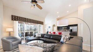 Living room - SVV 076 - Villa Reserve 5 Bed Pool Home (Davenport)