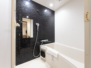 Family Suite Room | Bathroom | Free toiletries, hair dryer, slippers, bidet - WELLSTAY Namba (Osaka)