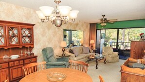 Condo | Living room - Golf Course View 2 Bedroom 2 Bath Condo! (Orlando)