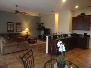 Villa | Living room | Flat-screen TV, DVD player - Conservation View (Davenport)