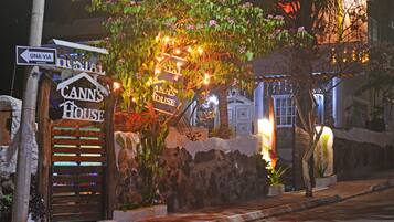 Front of property – evening/night