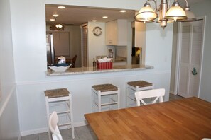 Condo | Private kitchen | Fridge, microwave, oven, dishwasher