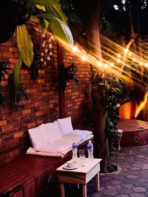 Terrace/patio - Hotel Alsacia (Tegucigalpa)