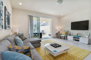 Ferienhaus | Wohnzimmer | Flachbildfernseher, DVD-Player