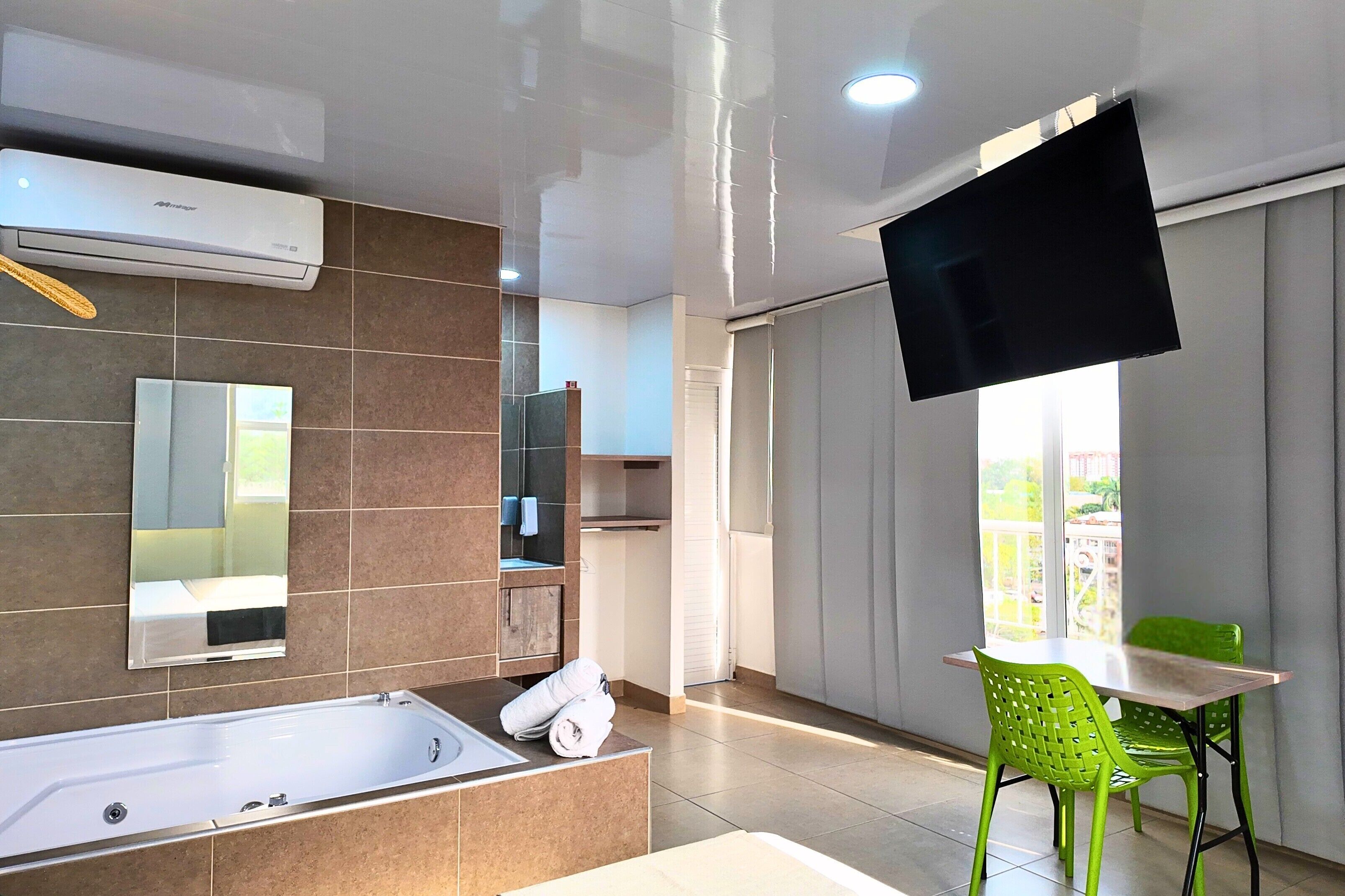 Deluxe studio suite | Hypoallergeen beddengoed, gratis wifi, beddengoed