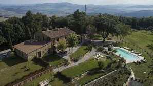 Aerial view - La Cerbaina (Montecatini Val di Cecina)