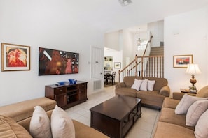 House | Living room | TV, DVD player