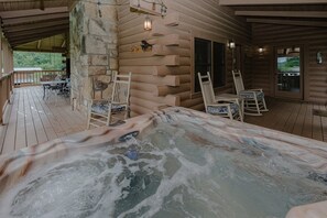 Cabin, 2 Bedrooms | Terrace/patio - A Dream Come True 2 Bedroom Cabin by RedAwning (Sevierville)