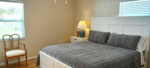 2 bedrooms, desk, travel crib, free WiFi
