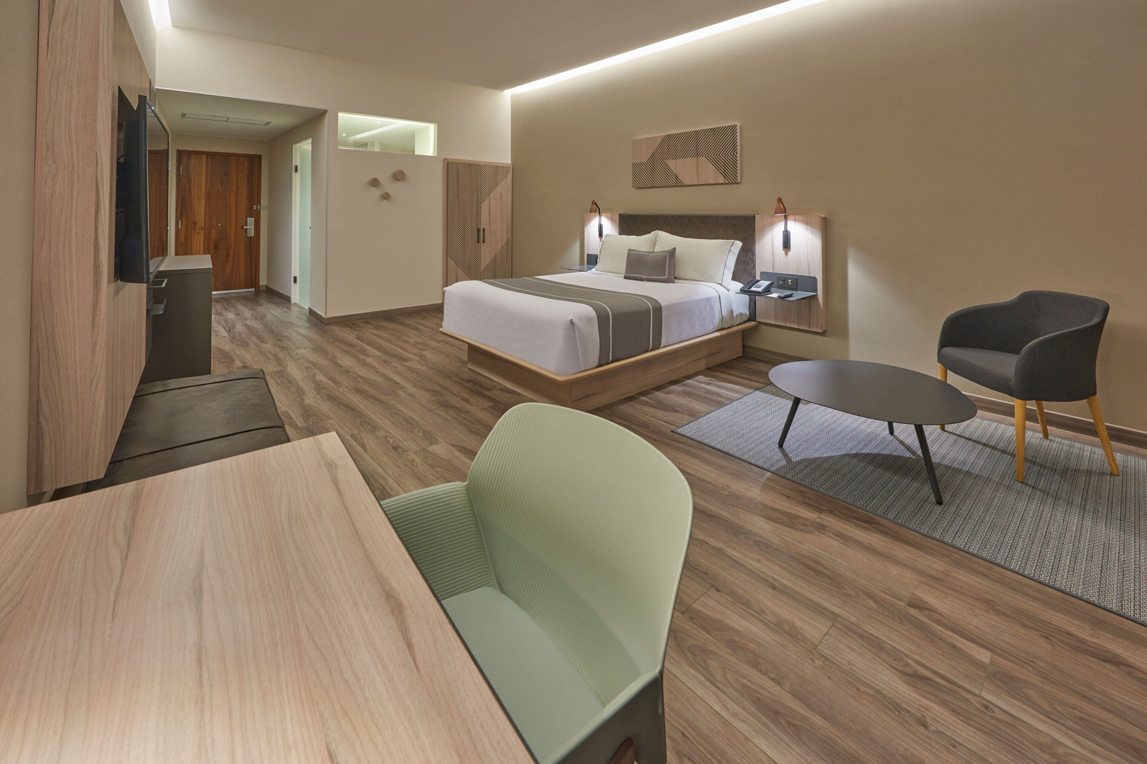 room, 1 king bed, non smoking | in-room safe, desk, laptop workspace, blackout curtains