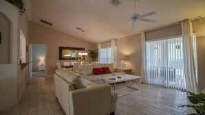 House | Living room | Flat-screen TV - 3 Bedroom, 2 Bath Tuscan Villa Vacation! (Davenport)