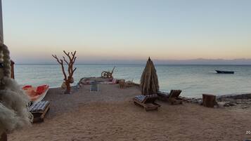 On the beach