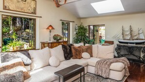 House, 1 King Bed, Ocean View (LX41: Ocean View Historic Villa) | Living room - Lx41: Ocean View Historic Villa (Carmel)