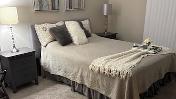 2 bedrooms, WiFi, bed sheets, wheelchair access
