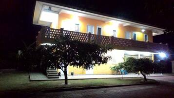 Front of property – evening/night