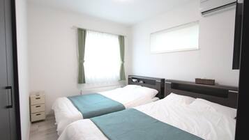 Comfort-Villa, 3 Schlafzimmer, Nichtraucher, mit Bad | 3 Schlafzimmer, individuell dekoriert, individuell eingerichtet