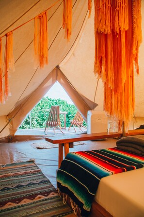 Oceanfront Platform Tent, 1 Queen Bed