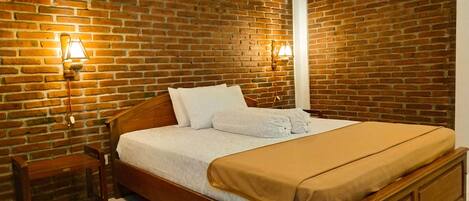 Premium bedding, individually furnished, desk, laptop workspace