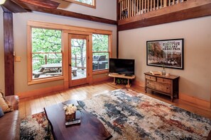 Smart TV, DVD player, table football - Free Night: Make Ozarks Memories at this Custom Lakefront Post & Beam Home VIDEO (Eldon)