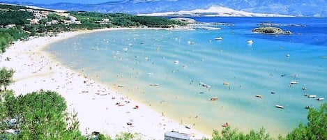 靠近海滩