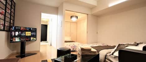 LÀgenhet - 2 sovrum | Vardagsrum | Platt-tv, Netflix och streamingtjÀnster