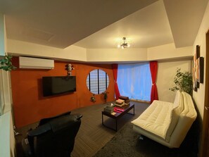 Apartment, 2 Bedrooms | Living area | Flat-screen TV, Netflix, streaming services - AMS TOWER Nakajima (Sapporo)